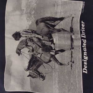 Unisex Black Graphic T-shirt